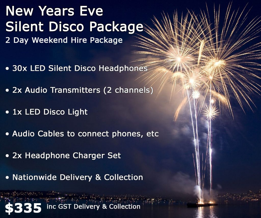 New Years Eve Silent Disco Hire